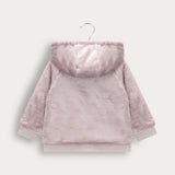 Baby Fleece Hoodie - Purple