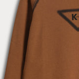 חולצה ספורטיבית סיומת ריב - קאמל