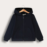 קפוצ'ון עם בטנת קטיפה - נייבי