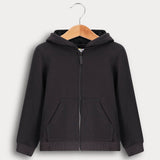 קפוצ'ון עם בטנת קטיפה - אפור