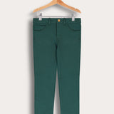 מכנסיים ארוכים עם כיסים - ירוק