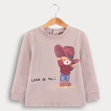 חולצת פוטר עם הדפס - בז'