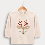 חולצת פוטר במבי - שמנת