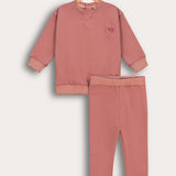סט שני חלקים בייבי - ורוד