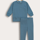 סט שני חלקים בייבי - כחול