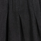 חצאית ואפל קפלים - שחור