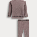 חליפת בייבי ואפל - חום