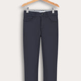 מכנסי סקיני עם כיסים - נייבי