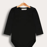 בגד גוף שרוול ארוך ניקי - שחור