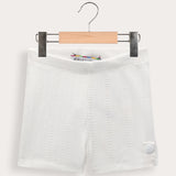 Rivet Short Tights - White