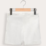 Rivet Short Tights - White