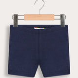 Basic Short Rib Tights - Navy