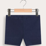Basic Short Rib Tights - Navy