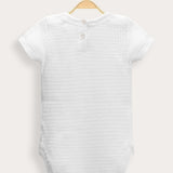 Knit bodysuit - white