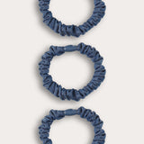 שלישיית גומיות ג'ינס - כחול