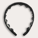 קשת תחרה - שחור