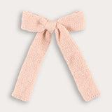 סיכת פפיון סריג - ורוד