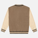 קרדיגן סריג בומבר - חום