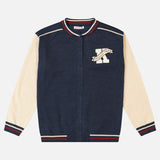 קרדיגן סריג בומבר - נייבי