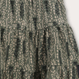 חצאית קומות עם הדפס - זית