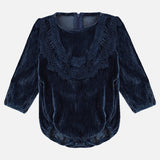 אוברול בייבי קטיפה - נייבי