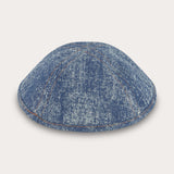 כיפה עמוקה מבד אריג - ג'ינס