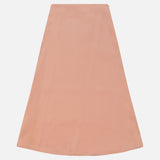 חצאית מידי סאטן - ורוד