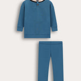 סט בייבי סיומת ריב - כחול