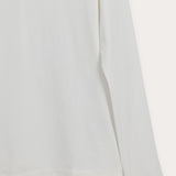 חולצת בייסיק שרוול ארוך - שמנת