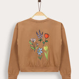 Floral print shirt - brown