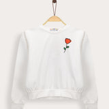 Floral print shirt - white