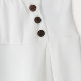 Paneled skirt - beige