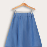 Tencel skirt - blue