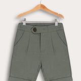 Linen Bermuda - Green