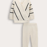 סט סריג פסים - אבן