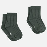 זוג גרבי ריב - ירוק