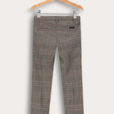 מכנסי משבצות ארוכים - ירוק