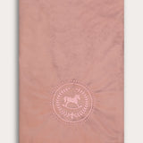 שמיכה בגימור פרוותי - ורוד