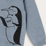 סוודר בייבי עם כפתורים - תכלת