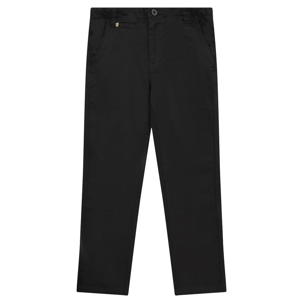 מכנסיים קלאסיים מחויטים - שחור