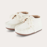 Baby Moccasin Shoes - White