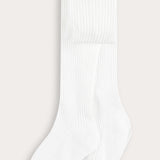 White Rivet Tights - White