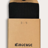 Girls' Rivet Tights - Black