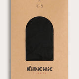 גרביון לייקרה בדוגמת פפיונים - שחור