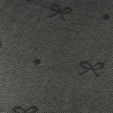 גרביון לייקרה בדוגמת פפיונים - שחור