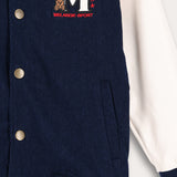 ז'קט בומבר עם תיקתקים - שמנת