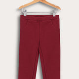 טייץ בייבי בסגנון מכנסיים - בורדו