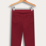 טייץ בייבי בסגנון מכנסיים - בורדו