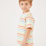 חולצת טי פסים - צבעוני