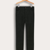 מכנסי משבצות ארוכים - ירוק